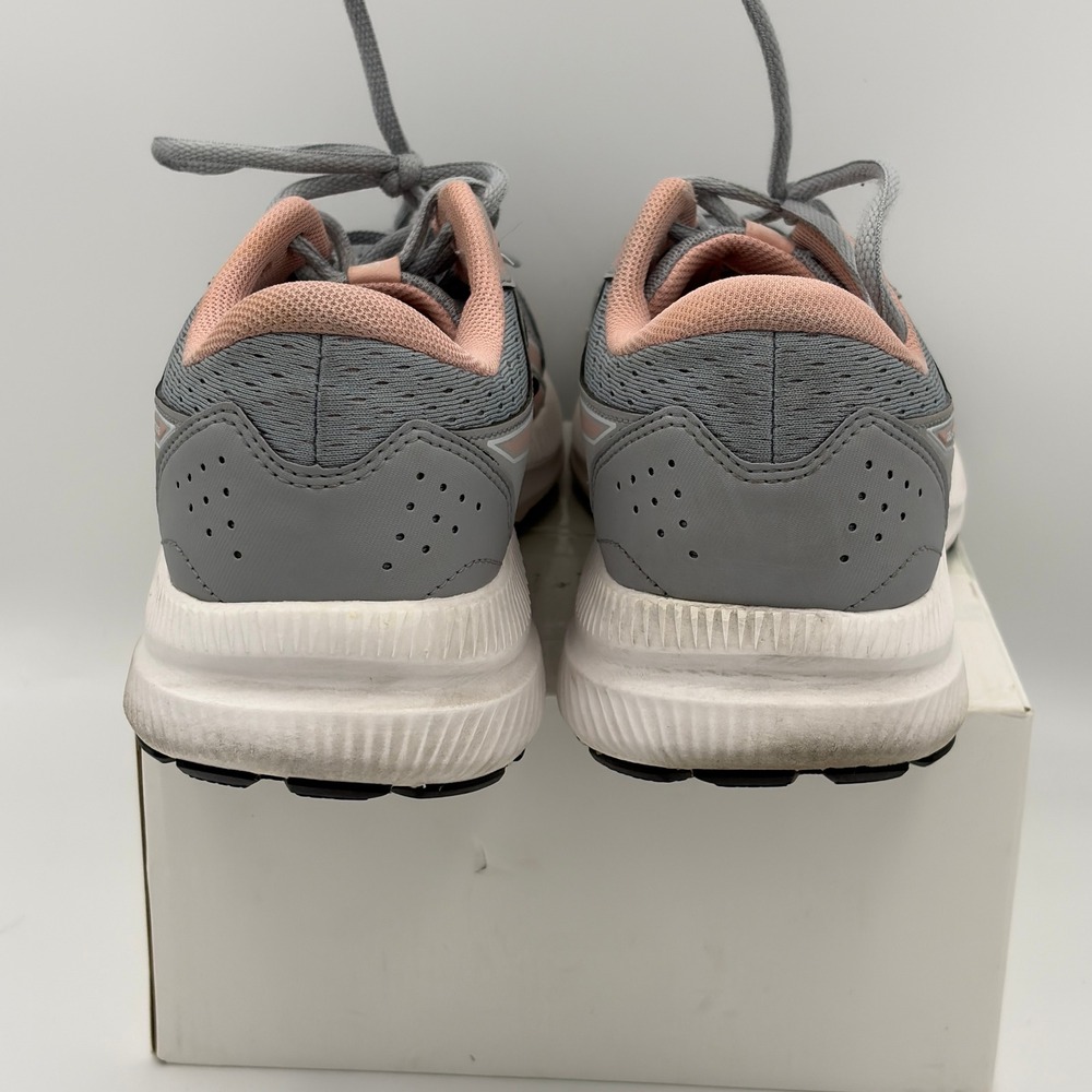 Asics Ortholite Grey Pink Mesh Running Shoes Sneakers Womens Athletic - Picture 4 of 14